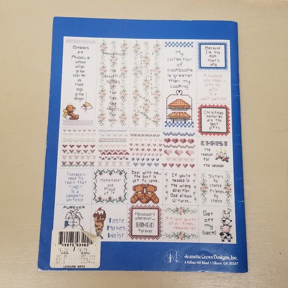 Jeanette Crews Designs Book 3 Beginner Series Cross Stitch Pattern Book - Picture 7 of 13